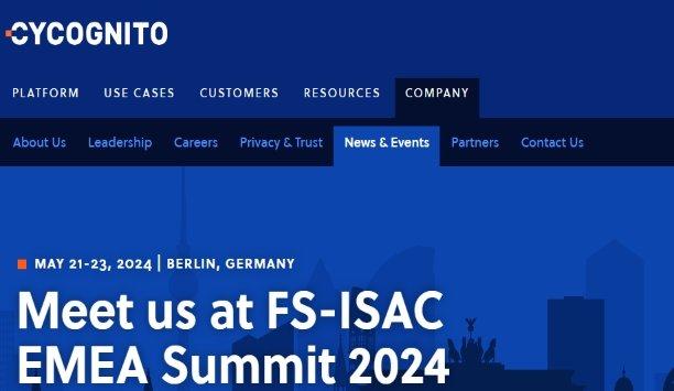 FS-ISAC EMEA Summit 2024