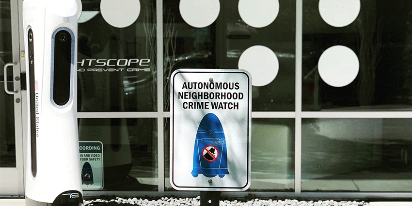 Robots provide additional benefits beyond security, such as branding, community relations and public relations opportunities for clients