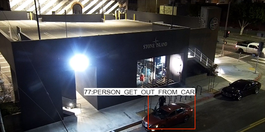 Object classification analytics cannot recognise behavioural events in a video such as people fighting or a car collision