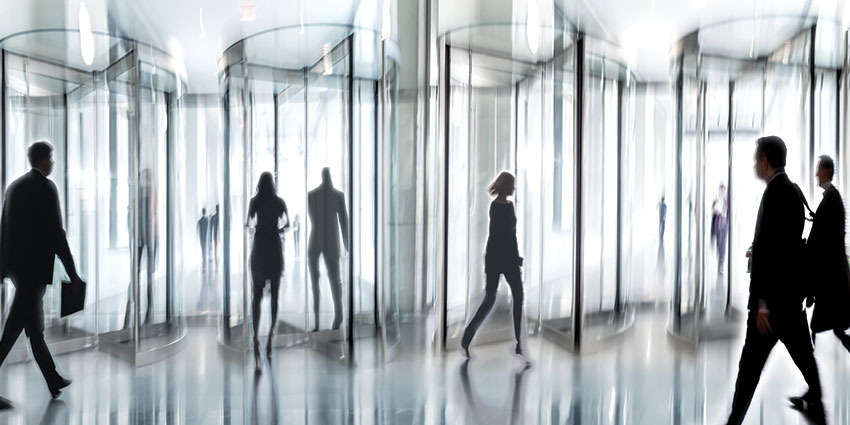 optical turnstiles utilise complex sensors to detect a tailgating attempt.