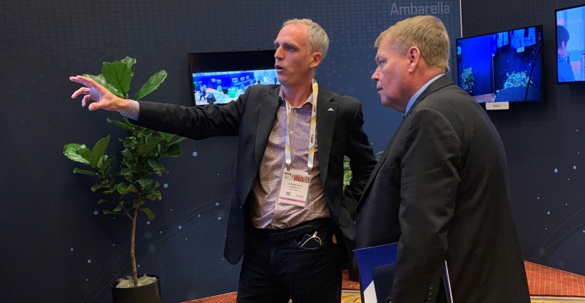 Larry Anderson, editor-in-chief of SecurityInformed.com, talks about Ambarella HDR and Low Light Solutions with Jerome Gigot