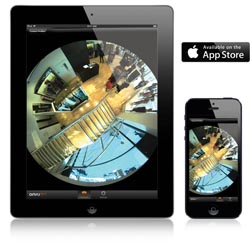 Oncam Grandeye's new iPad and iPod application allows users to monitor fisheye cameras from their mobile devices