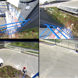 The surveillance solution from Airlive utilises just four cameras