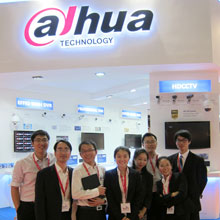 Dahua team at Intersec