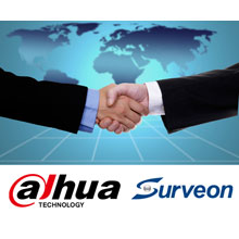 Dahua and Surveon logos