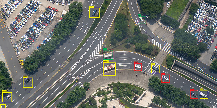 A city could, for instance, analyse the most accident-prone local intersection and assess the traffic patterns