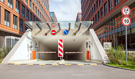 The DOS has different tests and standards for barriers to withstand impact from different vehicles, ranging from cars to heavy-haul trucks