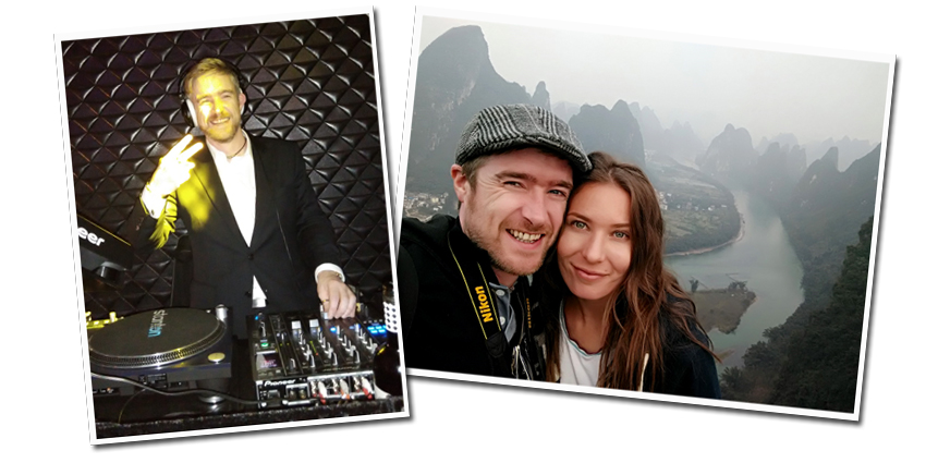 Liam McShane, Parfect Display Technology Sales Director enjoys DJing in jis spare time