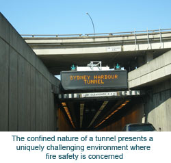 The confined nature of a tunnel presents a uniquely challenging environment where fire safety is concerned