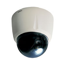 VCC-9800 is a fully functional 520 TV lines true Day/Night speed dome camera which can pan at 435 degrees per second