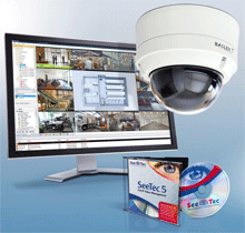 In addition to Basler's box camera models, SeeTec 5 supports Basler's IP Fixed Dome Cameras and is the first video management software to integrate the dome camera SD card functionality.