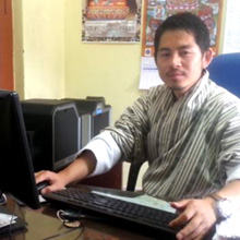Thinley Dorji, Motor Vehicle Inspector at RSTA, is one of the officers responsible for the issuance of drivers’ licenses in Bhutan