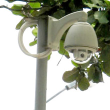 For outdoors, PZ6122 network cameras, protected by IP-66 enclosures