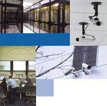 Axis' 60 network cameras cover all entrances and are positioned to provide full coverage on the data centre floors