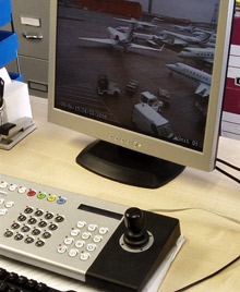 Staff on the ground at the airport are now supported by the Dedicated Micros system which helps to monitor aircraft location, parking spaces and the status of refuelling or restocking procedures