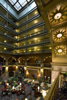 The Brown Palace Hotel seated in Denver, Colorado