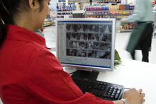 At locations around the store, management has access to the CCTV system via Dedicated Micros NetVu ObserVer software