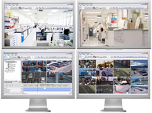 The Avigilon Control Center network video management software allows simultaneous viewing and surveillance