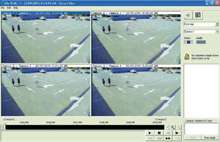 ADPRO security system displays images