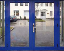 Electronic SALTO system with LEGIC contactless technology is used where there are special door situations