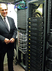 The Dorchester's Network Server Room