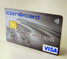 Contactless Visa payWave cards of Cornèrcard
