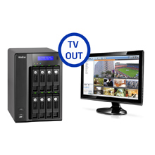 QNAP VS-8040 VioStor NVR had full support for the 36 Panasonic megapixel cameras deployed