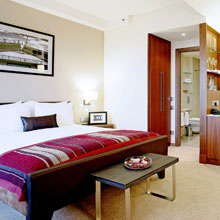 interion of a hotel room 