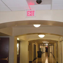 Lake Forest High School also uses the 180-degree Panoramic Arecont Vision AV8180 8 Megapixel Camera