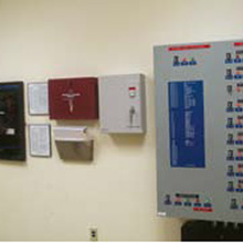 The IFC system, including alarms, smoke detectors and other peripheral devices is used at the main campus