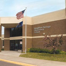 Internet Protocol (IP)-based speakers, clocks and a bell system use the same cabling and replace two disparate paging and clock systems