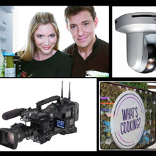 The production employs the lightweight Panasonic HPX371 for the roaming in-store ingredients finding sections