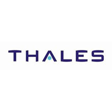 Thales logo, the company have created new company Thales Communications & Security 