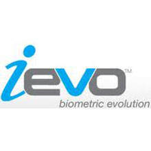 i-Evo logo, the company specialise in biometric fingerprint readers that can scan through latex gloves, for more advanced security
