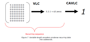 Variable-length encoders condense recurring data into codewords