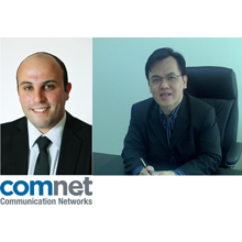 Comnet's expansion to french-language regions of Europe and Asia