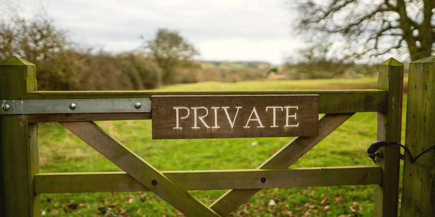 Preventing fly tipping with physical barriers