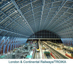 St Pancras International, Eurostar's new central London home, is using leading edge IP CCTV technology from Bosch Security Systems