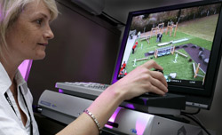 The flexibility the Dedicated Micros SD unit offers means office staff can keep an eye on the electronic playground covered by the new dome camera 