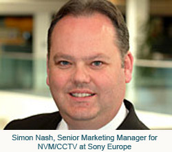 Simon Nash, Senior Marketing Manager for NVM/CCTV at Sony Europe