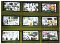 The entire analogue surveillance system was replaced with an Axis network video surveillance system