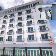 New York's Allegria Hotel & Spa has a Sony CS50 IP camera