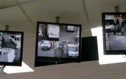 The recording and control systems were installed in the back office with a Honeywell 19 inch monitor positioned over each of the three cash tills