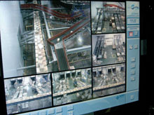The cameras installed enable visual tracking of the packages' entire route