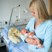 Newborns are equipped with a mini transmitter to prevent abductions