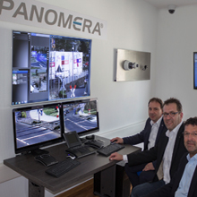 Visitors to the Dallmeier Solution Centre can also experience Panomera camera technology for full video surveillance of large areas at first hand 