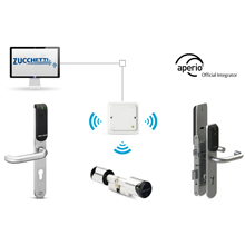 ASSA ABLOY Aperio wireless lock technology paired with Zucchetti's XAtlas system will allow the new and affordable access control to penetrate deeper into building interiors
