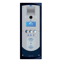 The new intercom reader solution can either be used as a standalone item or is easily integrated into an existing Castel installation