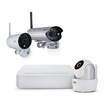 ABUS compact digital wireless monitoring set is an ideal way of securing smaller premises by day and by night