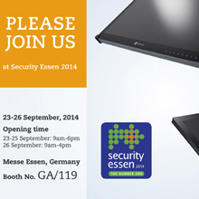 Combining PN-46D with multi-touch TX-22, and its flagship RX-Series, AG Neovo demonstrates possibilities of modern control centre at the event